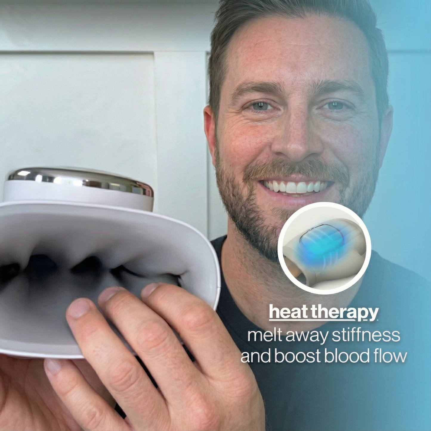 FlexEase — Smart Hand Massager with Heat Therapy