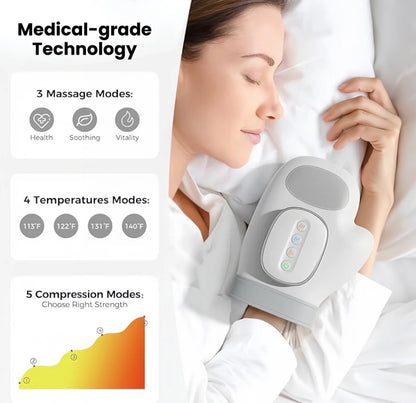 FlexEase — Smart Hand Massager with Heat Therapy