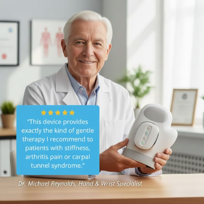 FlexEase — Smart Hand Massager with Heat Therapy