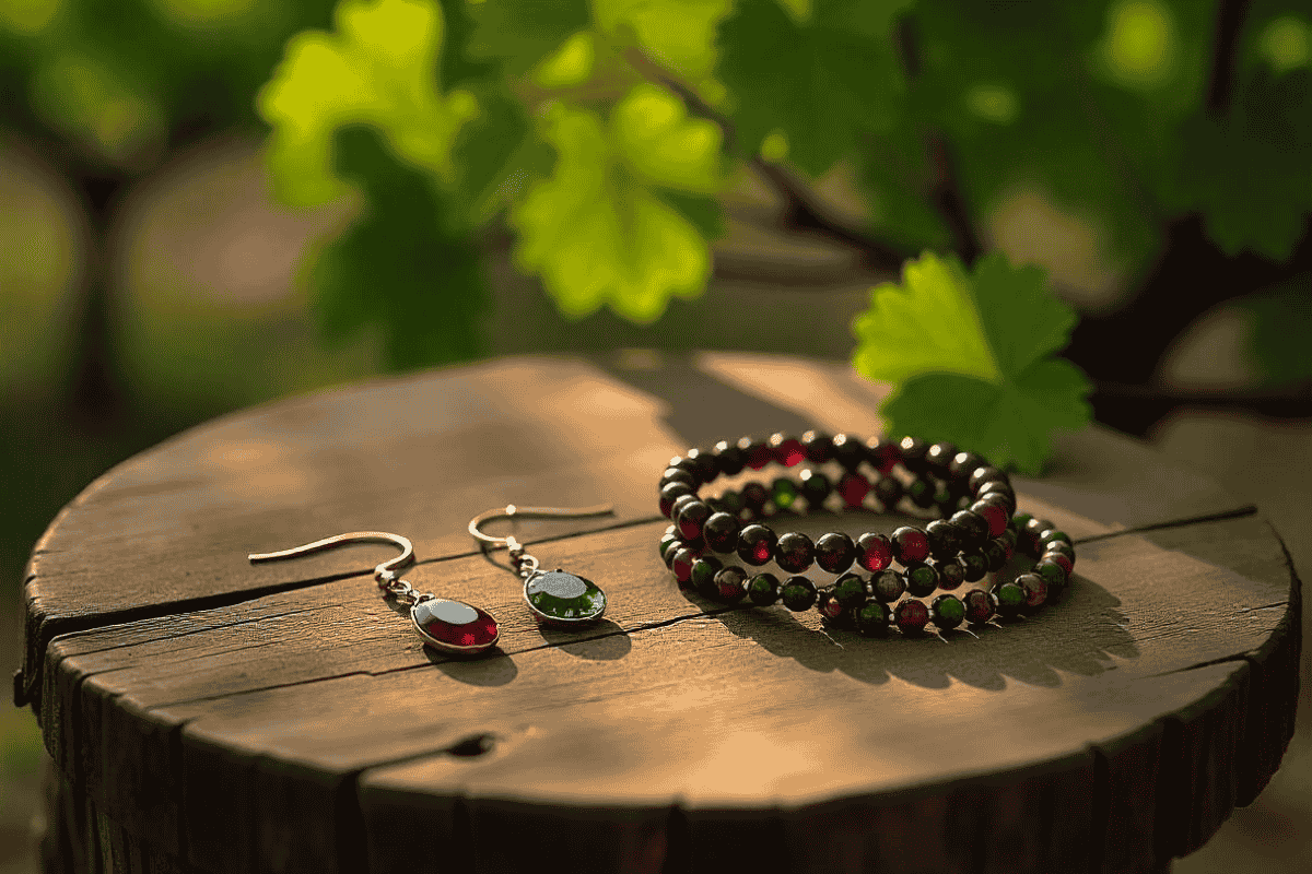 Durable nature-inspired jewelry collection perfect for outdoor enthusiasts.