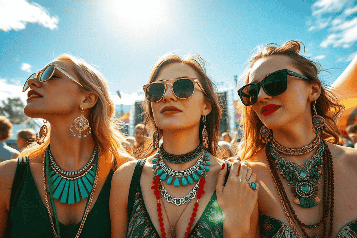 Bold festival jewelry styling for New Zealand