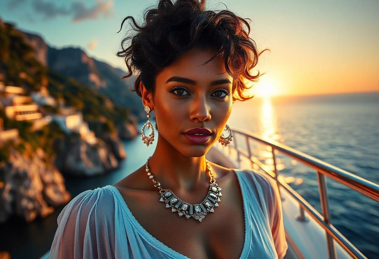 Riviera-inspired luxury jewelry perfect for Mediterranean elegance