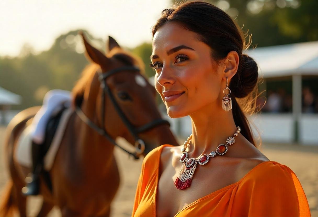 Sustainable bold fashion jewelry, showcasing eco-friendly materials and statement designs.