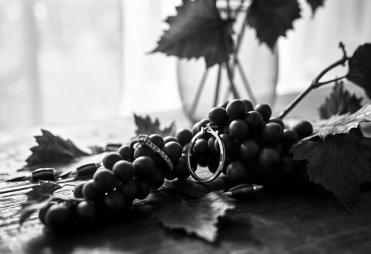 Elegant vineyard-inspired jewelry for winery tours and luxury events in Adelaide