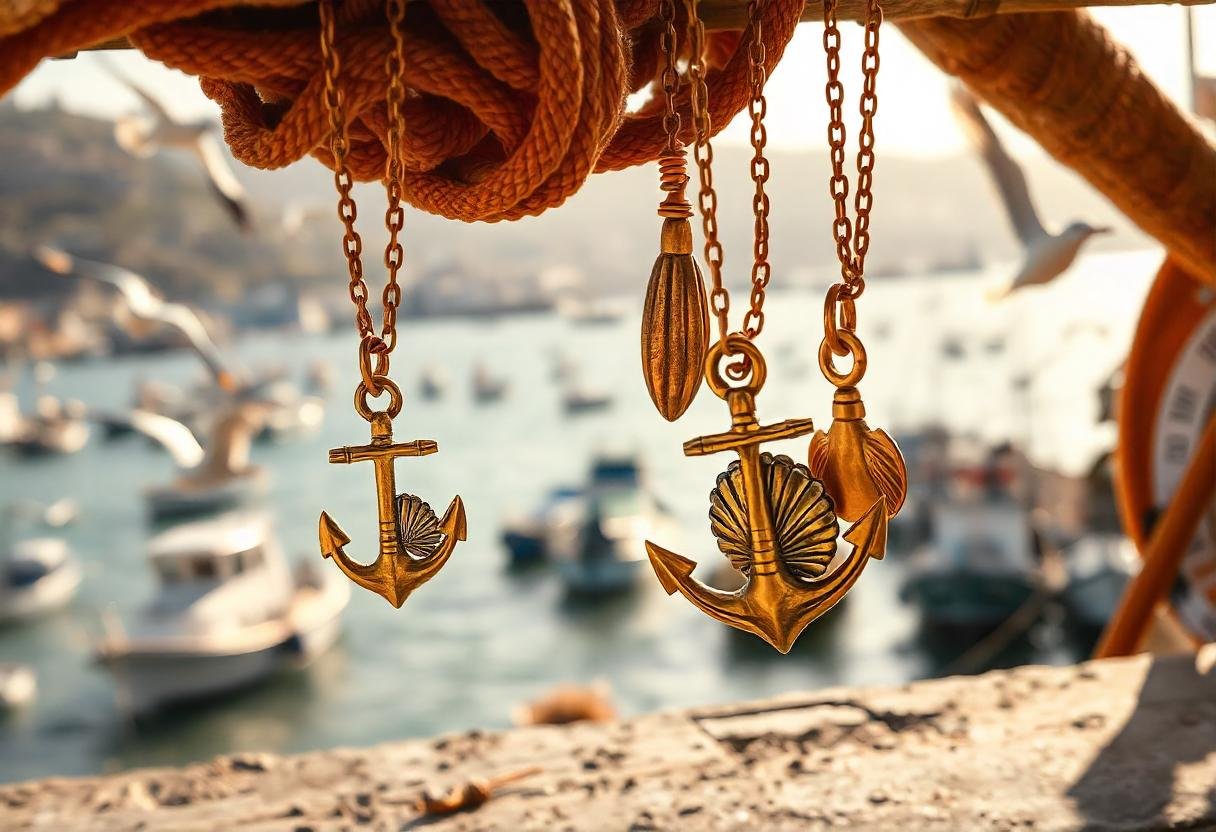 Nautical jewelry with ocean-inspired designs perfect for coastal adventures and stylish living