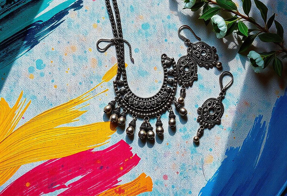 Culturally inspired jewelry collection, featuring sophisticated designs with cultural influences, ideal for art lovers.