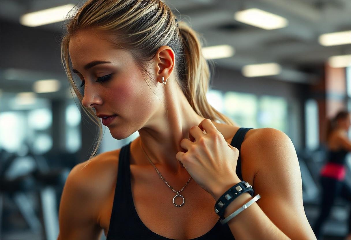 Jewelry care for active lifestyles, featuring fitness-friendly jewelry and cleaning tips.